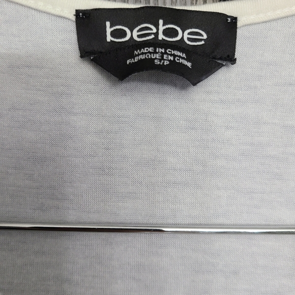 Bebe blue and white stripe midi dress - Picture 3 of 4